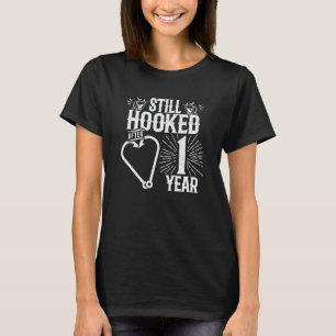 Camiseta Casado 1 Ano - Casal De Pesca - 1rua Casada Anni