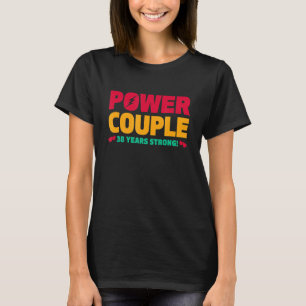 Camiseta Casado 38 anos com Casal 38 anos de energia