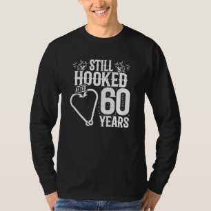 Camiseta Casado 60 Anos - Casal De Pesca - 60º Casamento A