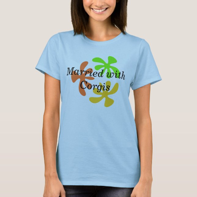 Camiseta Casado com Corgis (Frente)