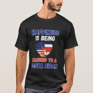 Camiseta Casado Com Uma Costa Rica Tropical Pura Vida Costa