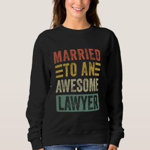 Camiseta Casado com uma Esposa do Marido Engraçado do Advog
