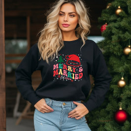 Camiseta Casado e Feliz de Natal bonitinho