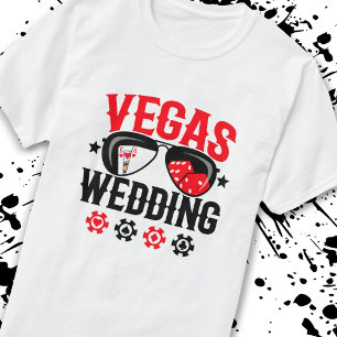 Camiseta Casado em Las Vegas - Festa de casamento de Vegas