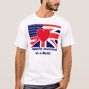 Camiseta Casado feliz a um Británico!