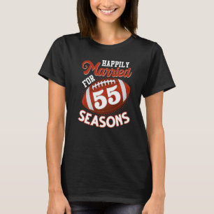 Camiseta Casado Felizmente Por 55 Feiras De Futebol 55 Anos