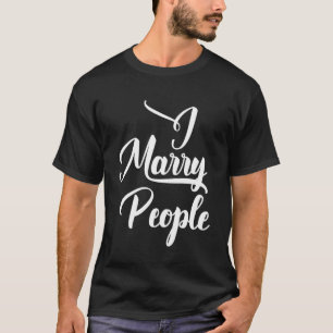 Camiseta Casado Oficial de Casamento Ministro Ordenado pela