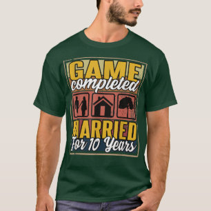 Camiseta Casado Por 10 Anos I 10º Casamento