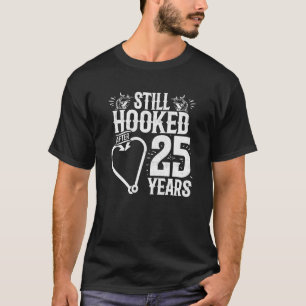 Camiseta Casados 25 Anos - Casal de Pescadores - Bodas de 2