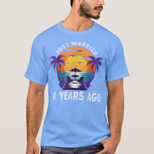 Camiseta Casados há 40 Anos Correspondente ao Aniversário d