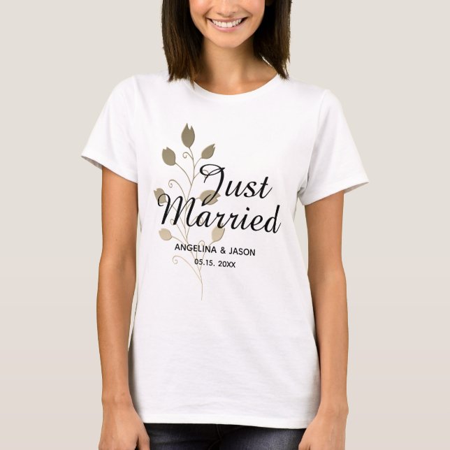 Camiseta Casados Recém-Casados (Frente)