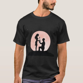 Camiseta Casais adoram arte vetorial