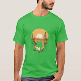Camiseta Casais Anéis Cavalos de Coroa Correspondentes a Vi
