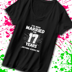 Camiseta Casais Casados 17 Anos - 17 Anos Engraçado