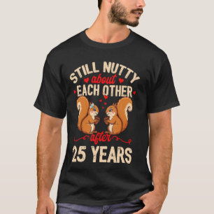 Camiseta Casais Casados 25 Anos Engraçado 25º Aniversário d