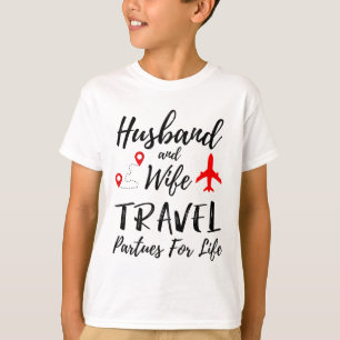 Camiseta Casais Correspondentes Marido E Esposa Parceiros D