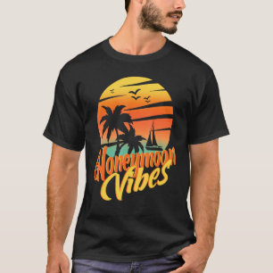 Camiseta Casais da Lua de mel Planos de casamento Novas noi