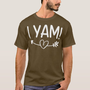 Camiseta Casais de Ação de Graças Ela é minha doce Potat