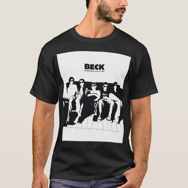 Camiseta Casais de banda quadrado mongol - (Frente)