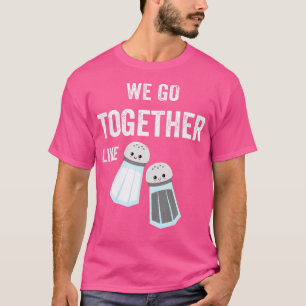 Camiseta Casais De Correspondência De Sal E Pimenta Pjs Bes