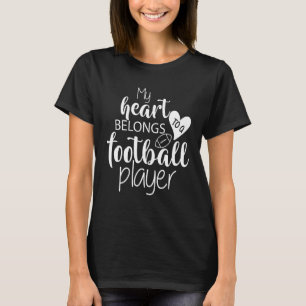 Camiseta Casais de futebol namorada de futebol