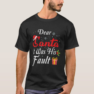 Camiseta Casais De Natal Engraçados Pajama Caros Papais noe