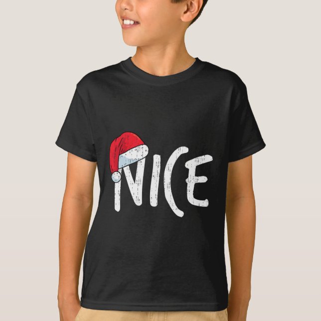 Camiseta Casais de Natal Feliz e Engraçado (Frente)