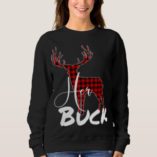 Camiseta Casais de Natal Xadrez de Pijamas Buffalo H