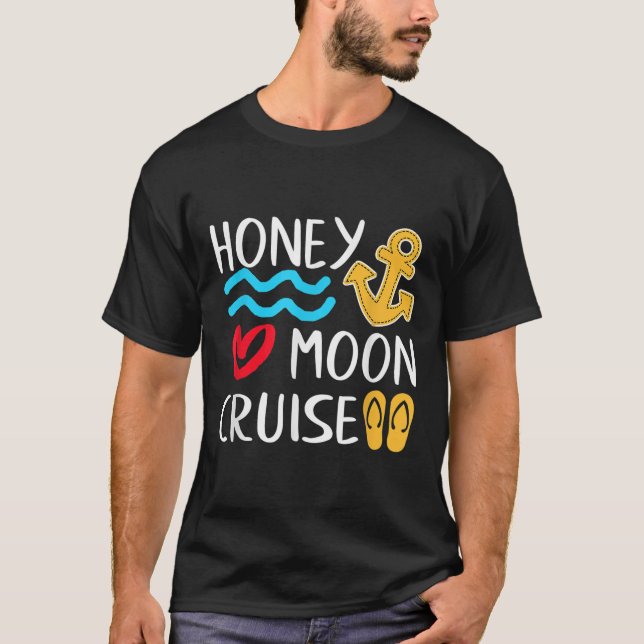 Camiseta Casais de navios de cruzeiro em lua de mel Excelen (Frente)