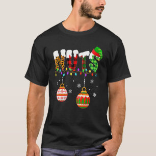 Camiseta Casais de tórax Loucos de Natal Castanhas
