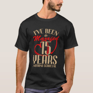 Camiseta Casais do 15 Casamento Casaram-se 15 Anos