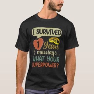 Camiseta Casais do Casamento do 7 que eu sobrevivi 7 anos