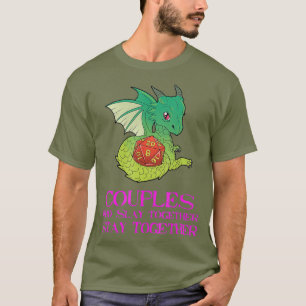 Camiseta Casais engraçados Design de jogos