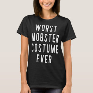 Camiseta Casais Halloween Costume Pior Mobster Costume Ev