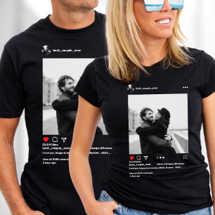 Camiseta Casais modernos Instagram Melhor Casal de Fotograf
