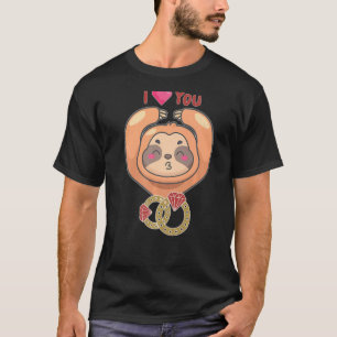 Camiseta Casais Noivado Lua De Honra Que Acabei De Envolver