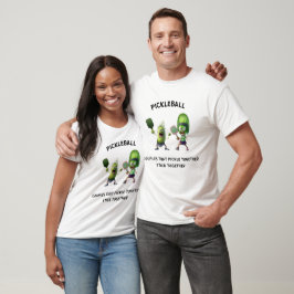 Camiseta Casais Pickleball Shirt por Posh Little Fins