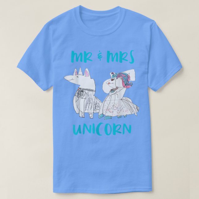 Camiseta Casais que Correspondem ao Casamento da Lua de Hon (Frente do Design)