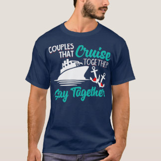 Camiseta Casais Que Cruzam Juntos Ficam Juntos Vazios