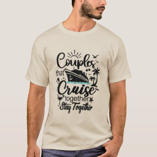 Camiseta Casais Que Cruzam Juntos Ficam Juntos Vazios