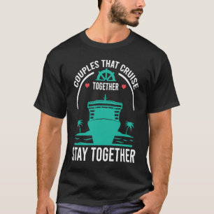 Camiseta Casais Que Cruzam Juntos Permanecem Juntos Em Cruz