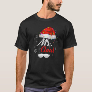Camiseta Casais Sr. Clause Papais noeis Light Hat Anniversá