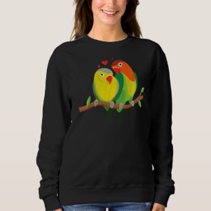 Camiseta Casal Adorando Aves Cute Animal Gráfico