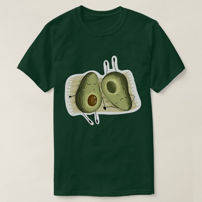 Camiseta Casal Avocado Classic TSirt (Frente do Design)
