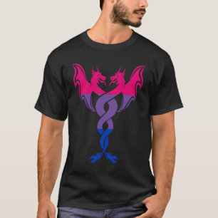 Camiseta Casal Bi Orgulho Bissexual Dragão Bissexual Bise