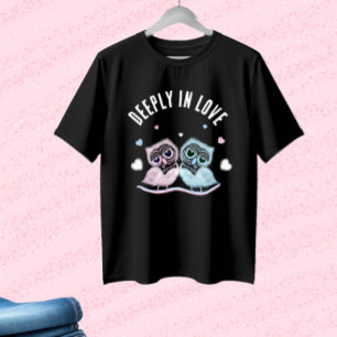 Camiseta Casal bonito de corujas