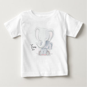 Camiseta Casal bonito do elefante