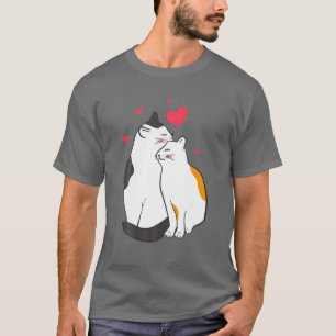 Camiseta Casal Coração Vermelho Dia de os namorados Corante