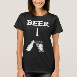 Camiseta Casal Correspondente Gravidez Anúncio Cerveja Nova
