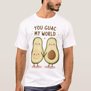 Camiseta Casal Cute Avocado
